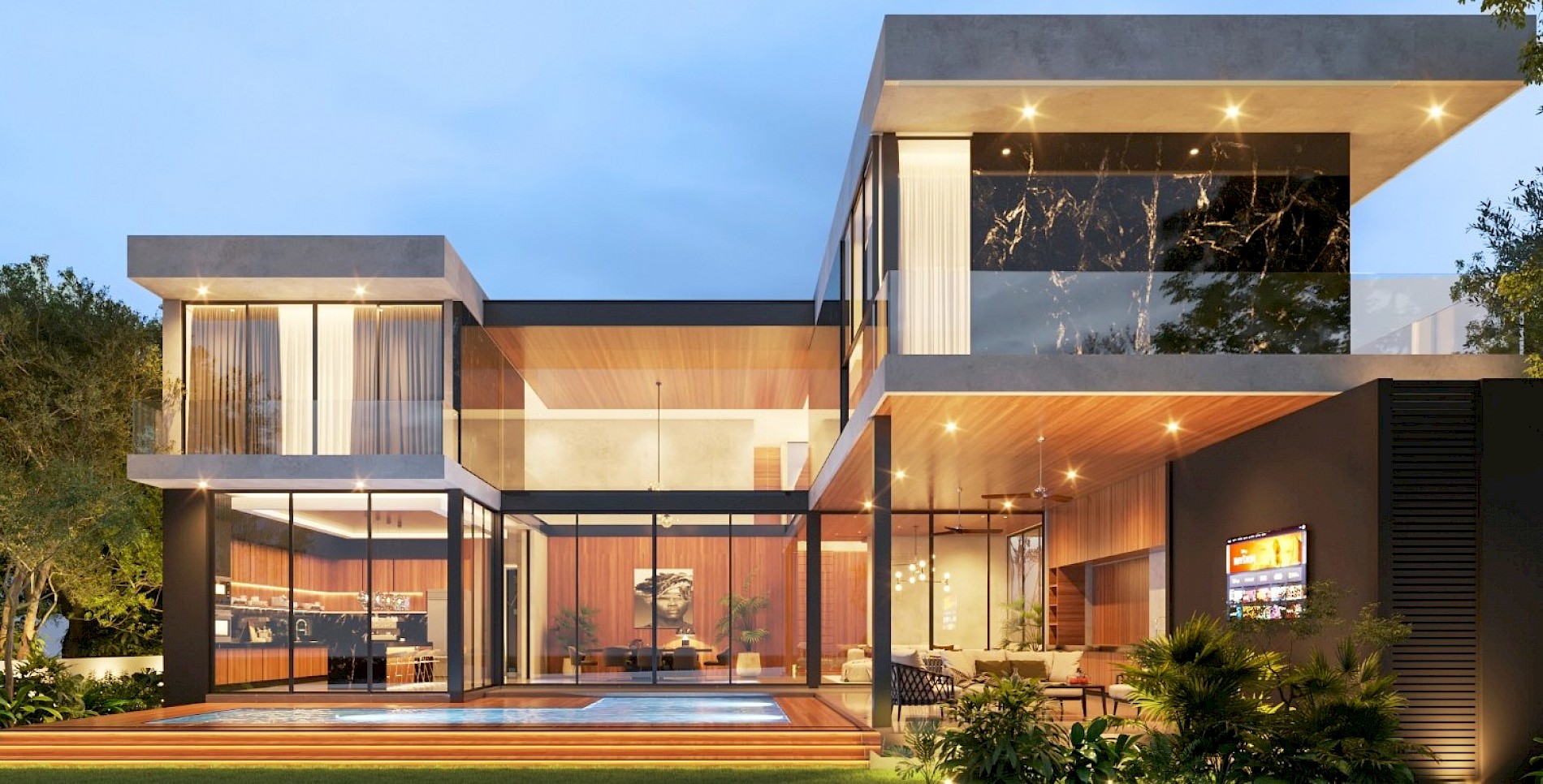 Residencia en Country Club, mod. Kilil 109