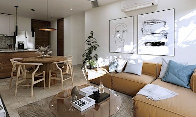 Departamento Veta, mod. 2 habitaciones