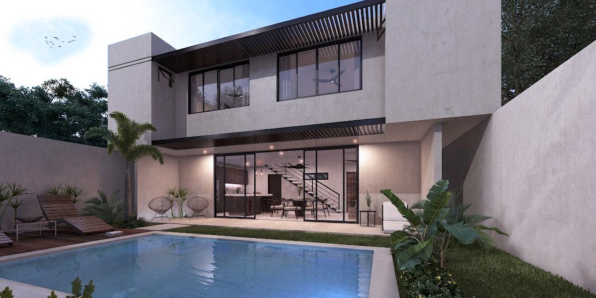 SANZARA | Casas dentro de privada en la zona de Conkal