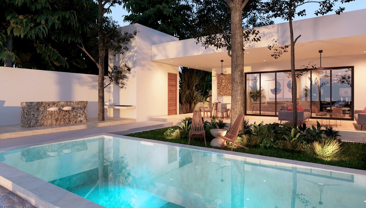 Residencia en Dzidzil-Há, mod. 713
