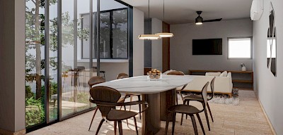 Departamento en Emana, mod. Jardín