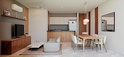 Departamento en Adia Temozón, mod. 1 habitación