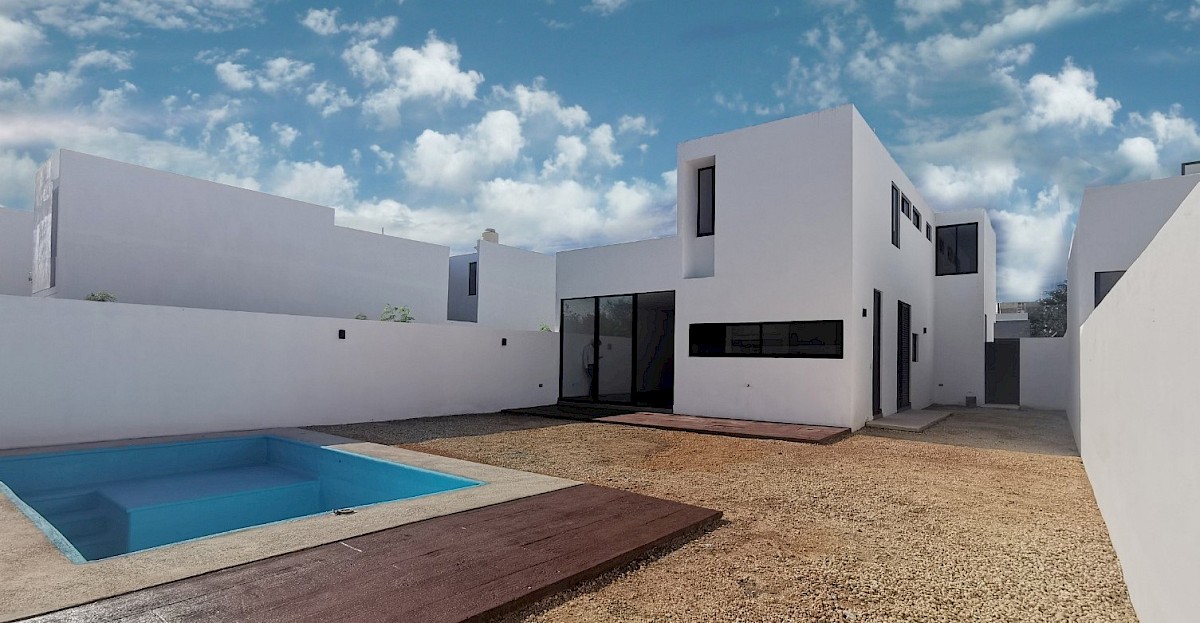 Casa en Praderas del Mayab, mod. Bambú