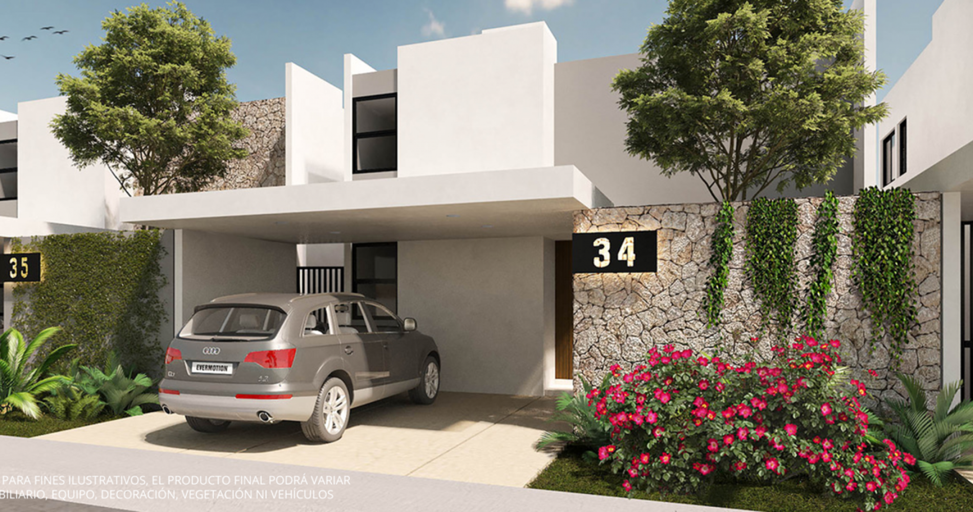 Casa en Arbelia Conkal, mod. B