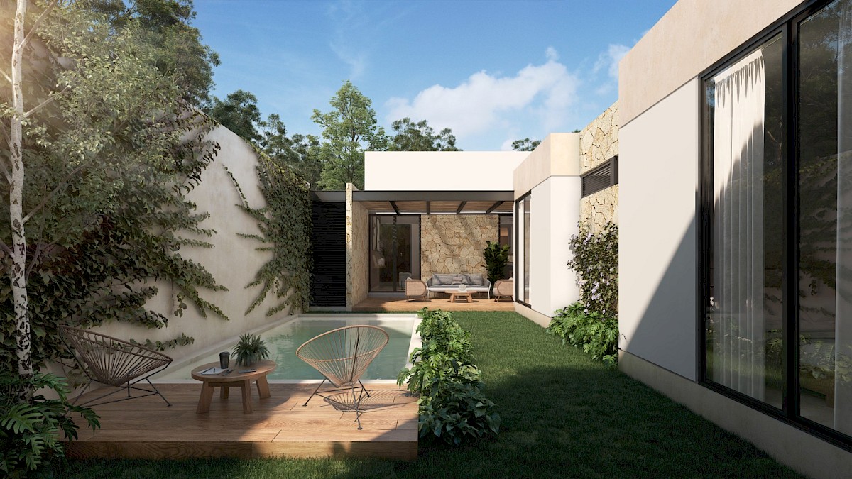 Residencia en Dzityá, mod. 1
