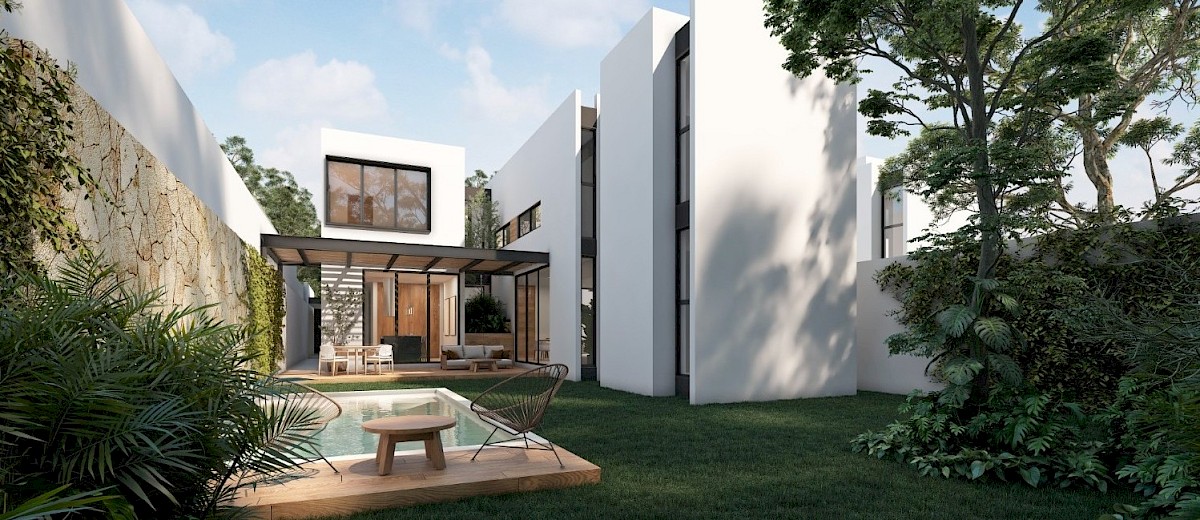 Residencia en Dzityá, mod. 2