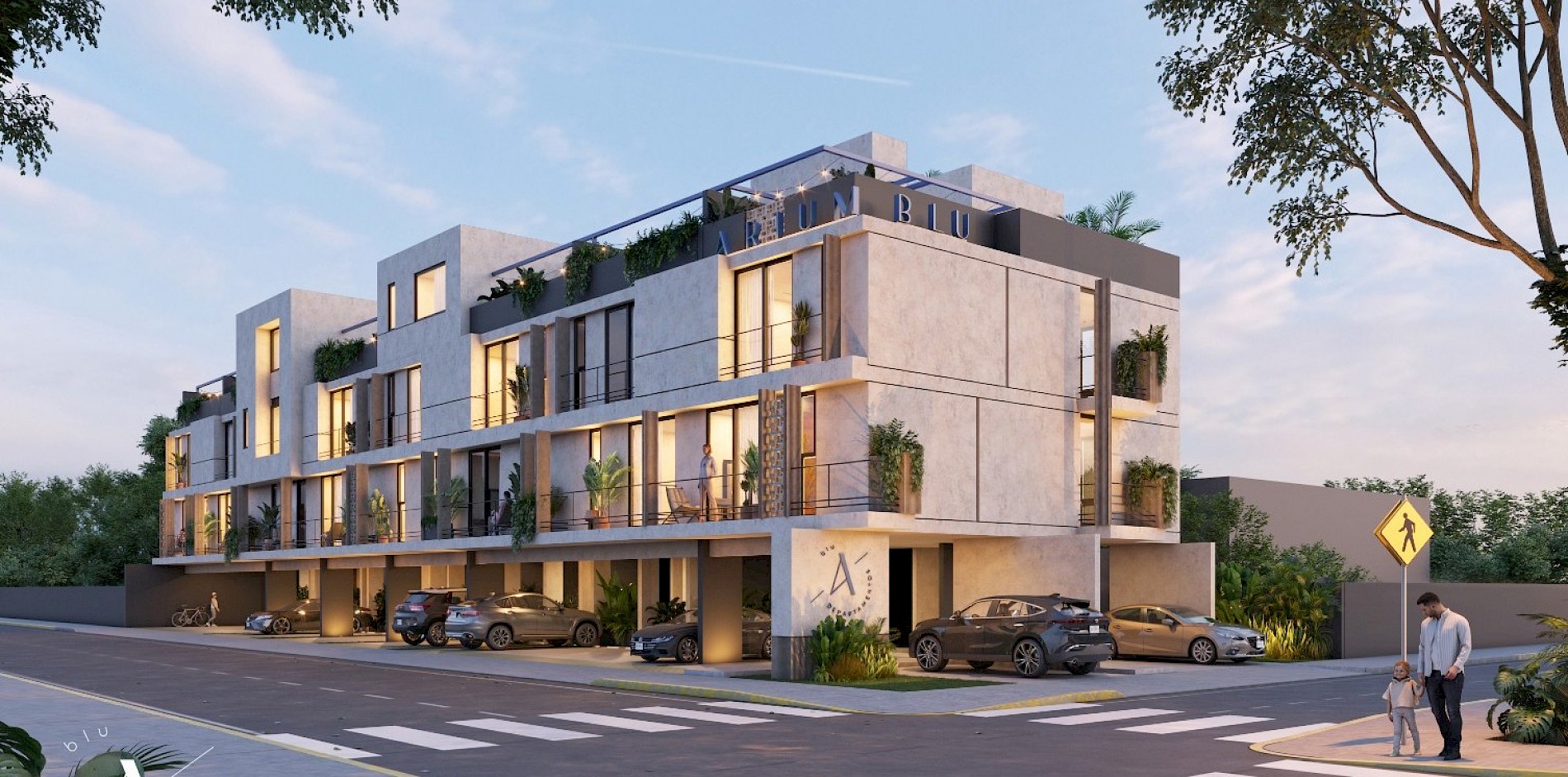 Departamento Arium Blu, mod. Master roof