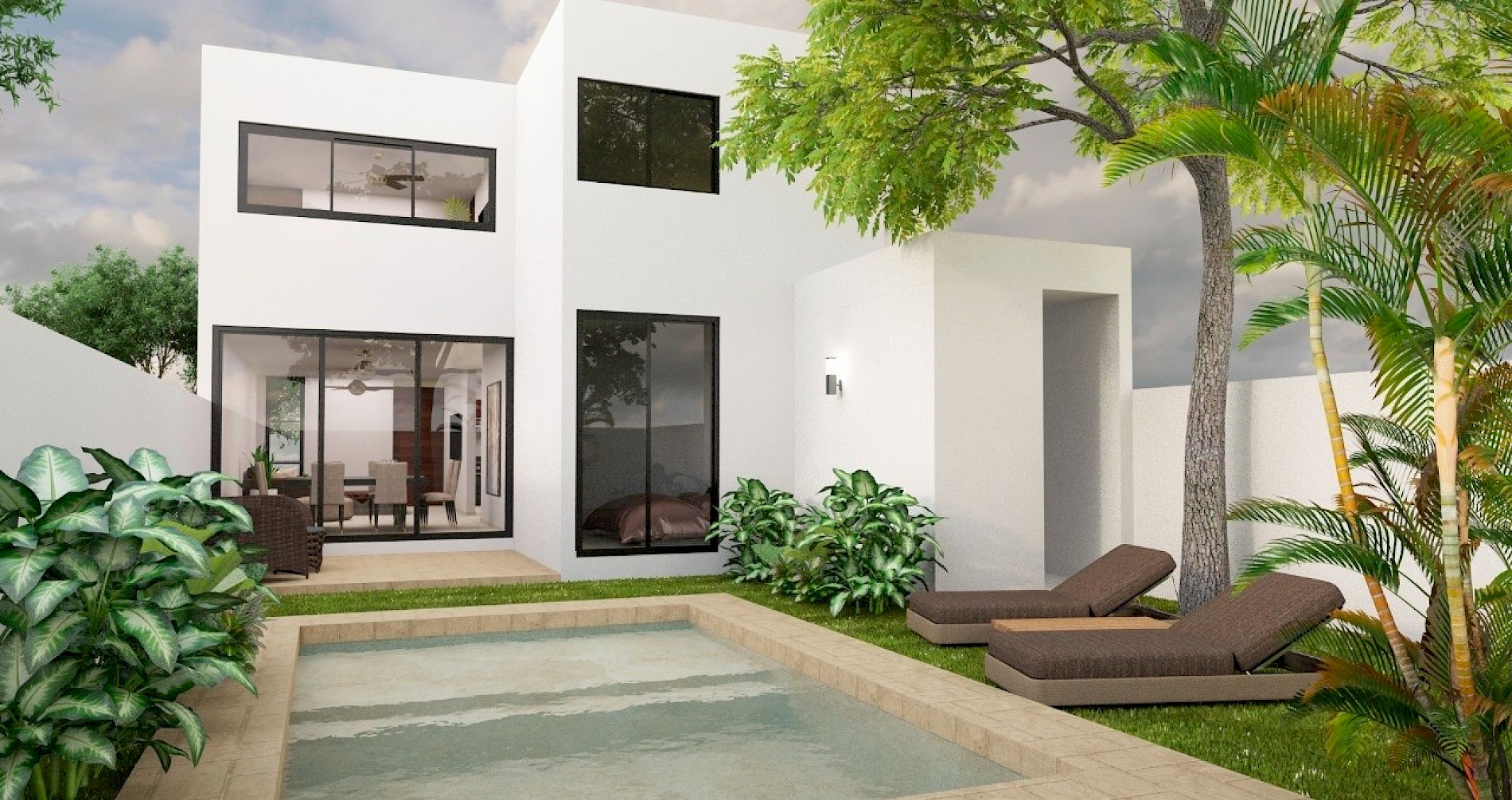 Casa en Acacias Dzityá