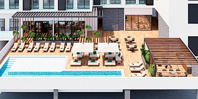 Studio en Torre Temozón, mod. F