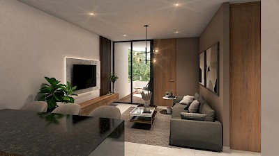 Departamento en Monarca, 1 hab