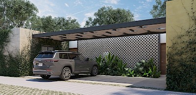 Villa en Frida Residencial, mod. 1 hab