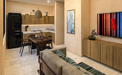 Departamento en AQuince, mod. 1 hab