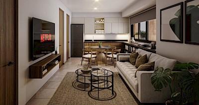 Departamento en Ameka, mod. H Lock off