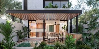 Casa en Praderas del Mayab, mod. Acento