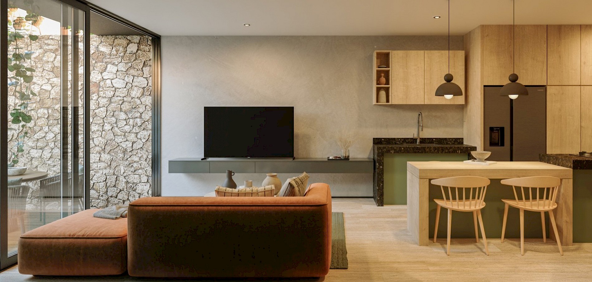 Departamento en Jacinto, mod. Coralillo