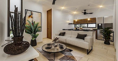 Departamento en Galatha Dzityá, mod. Brisa