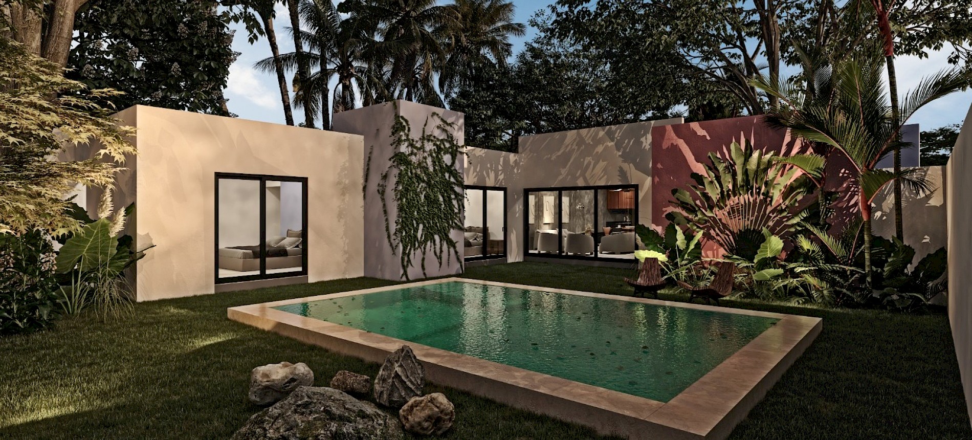 Residencia en Cholul, mod. San Luis