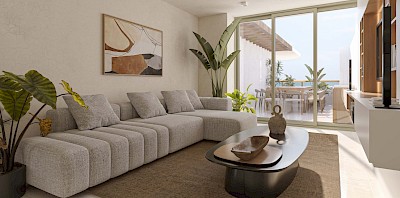 Penthouse en Petén D´Arenas, Telchac, mod. E