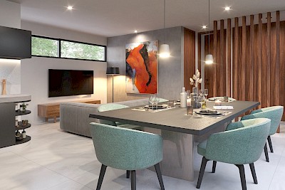 Departamento en Dua Living Dzityá, mod. Planta baja