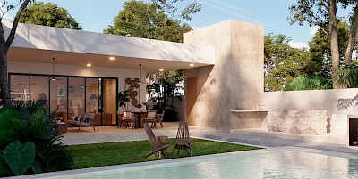 Residencia en Dzidzil-Há, mod. 930