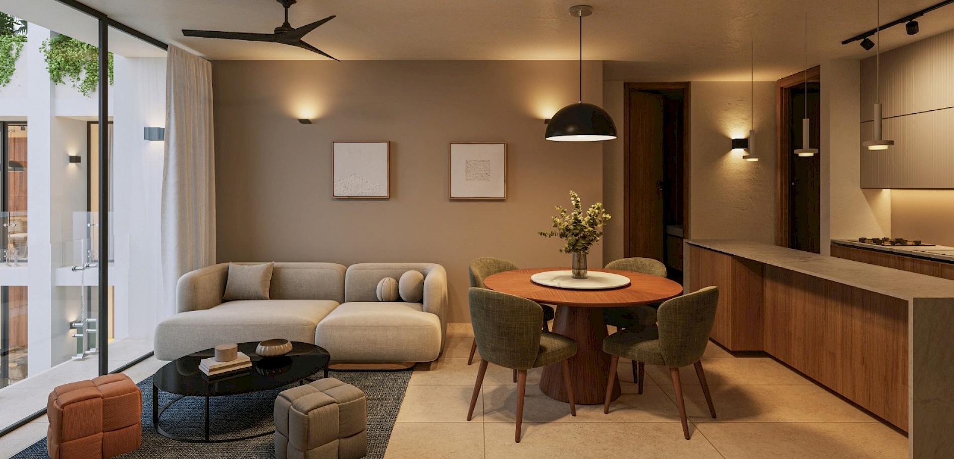 Penthouse en Zibá Temozón, mod. Pouya