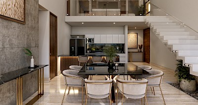 Departamento en Hatha, mod. Ignis - 3 hab