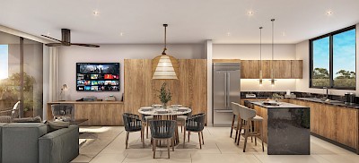 Departamento en Niva San Ramón Norte, mod. Opal