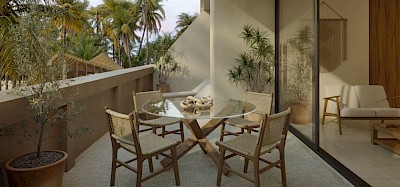 Departamento en Dorada Chicxulub, mod. Terraza 2 hab