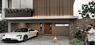 Casa en Bosques de Conkal, mod. 96