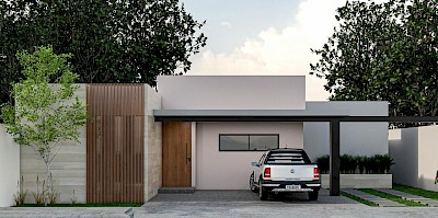 Casa en Praderas del Mayab, mod. Ciricote