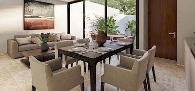 Townhouse en Tanna II Komchén, mod. B