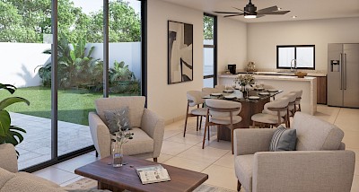 Casa en Gran Bosco Conkal, mod. E11-142