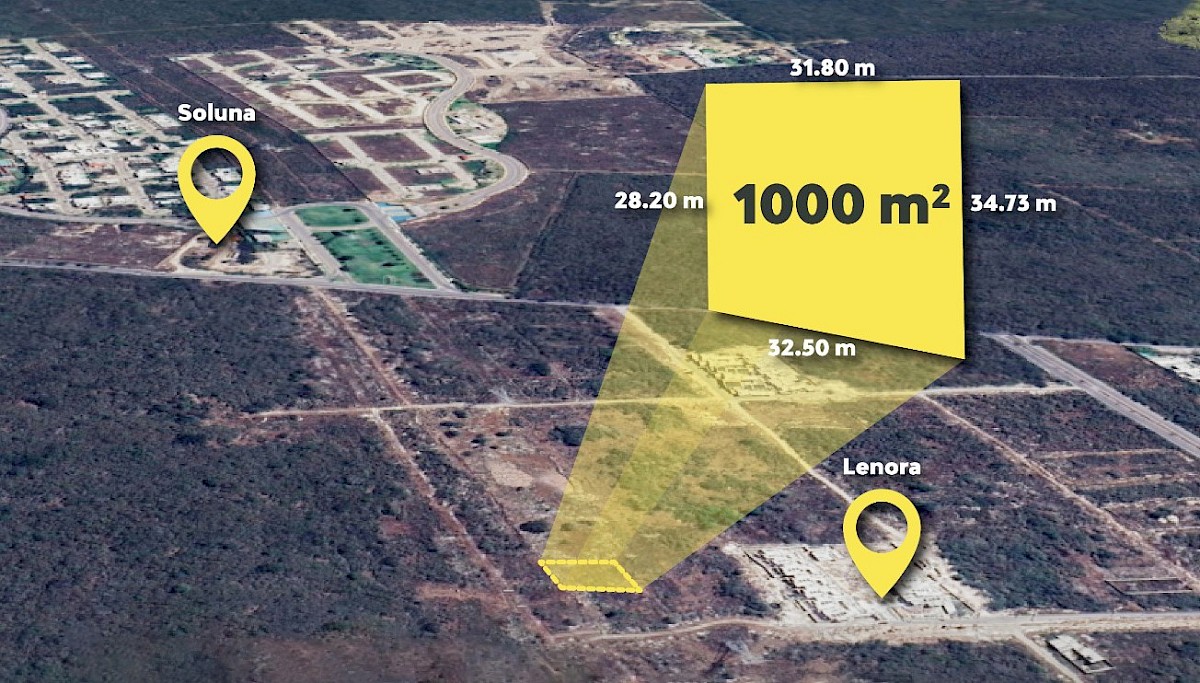 Lote en Temozón, mod. Limón