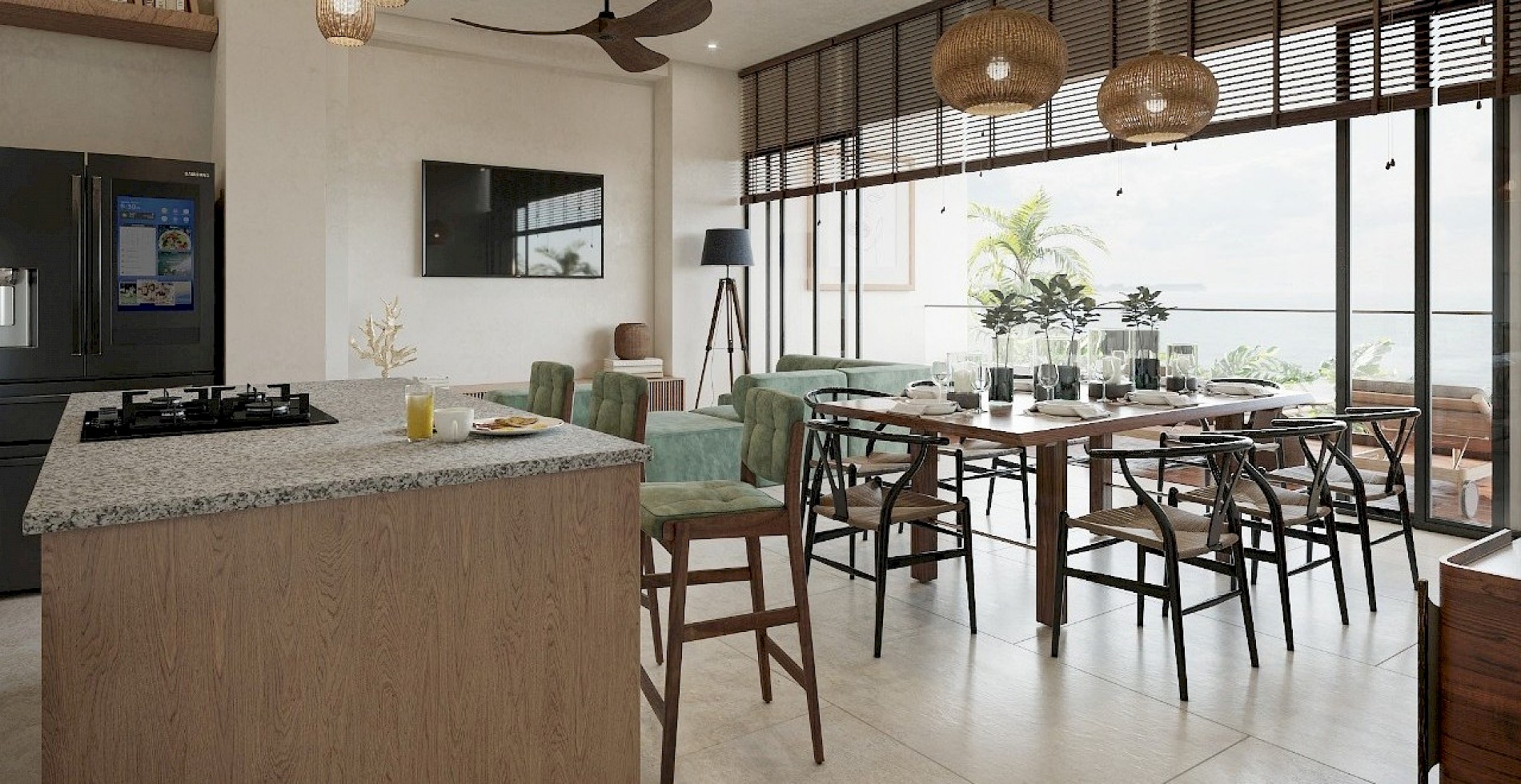 Departamento en Kuxtal Santa Clara, mod. Loft