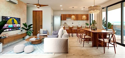 Departamento en Costa Bonanza -Chuburná Puerto,  mod. A