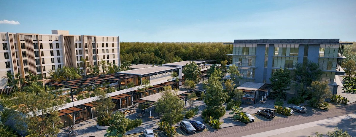 CAMPUS COUNTRY · Suites, plaza comercial y oficinas