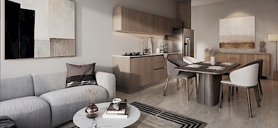 Departamentos en Nahla, Cabo Norte, mod. A1