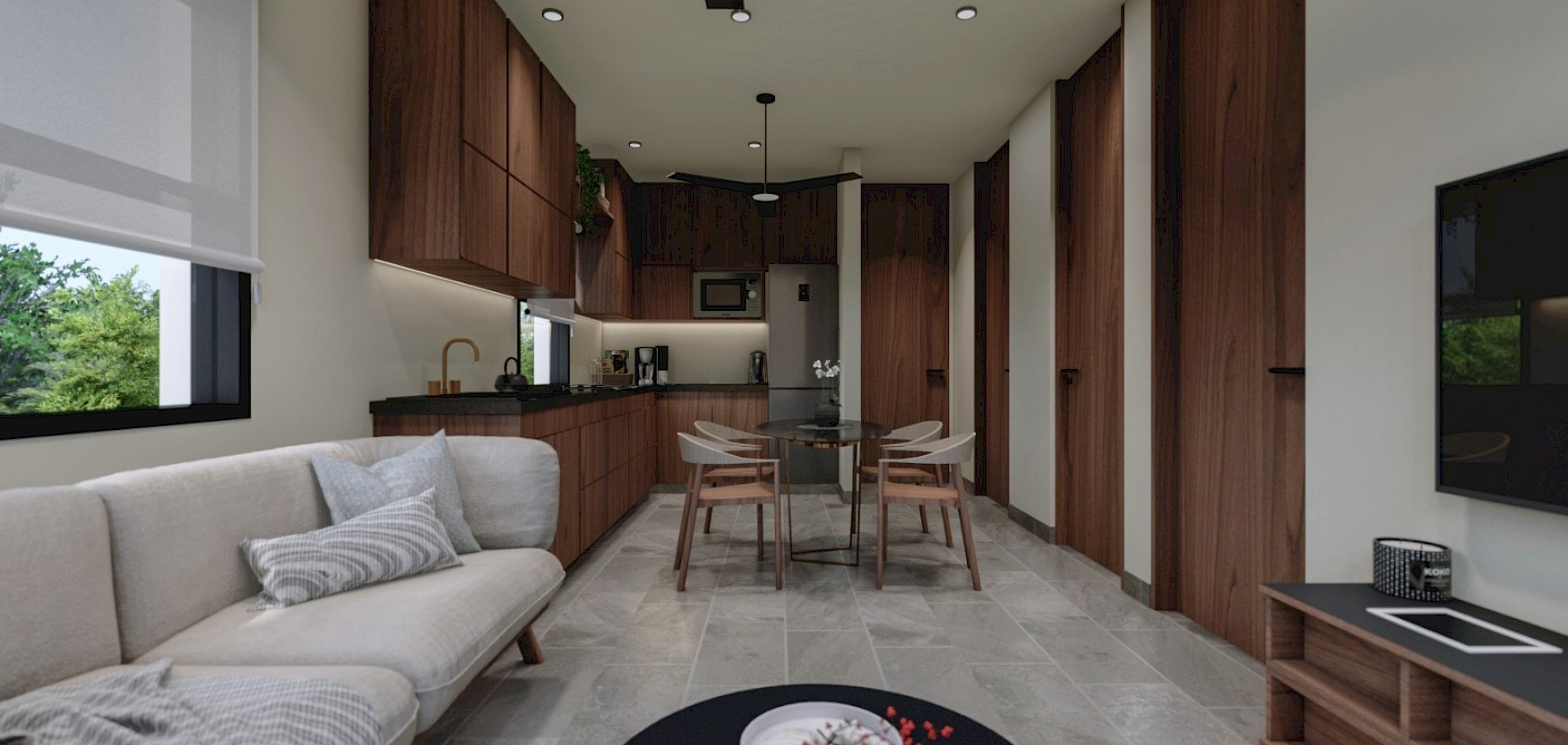 Departamento en Zentia Temozón, mod. Ceiba