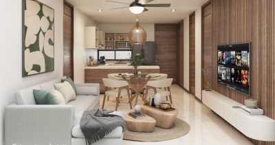 Departamentos en Santual Temozón, mod. 2 hab