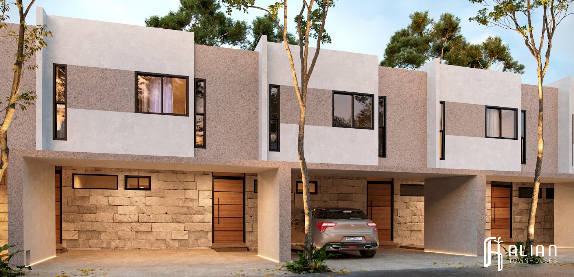 Townhouse en Alian Real Montejo, mod. 2 hab