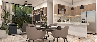 Departamento en Lusso Temozón, mod. Catania Plus