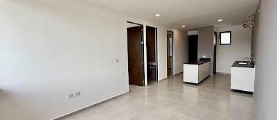 Departamento en Malta Temozón, mod. 1 hab + flex