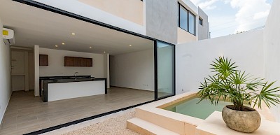 Townhouse en Tavira Temozón, mod. E