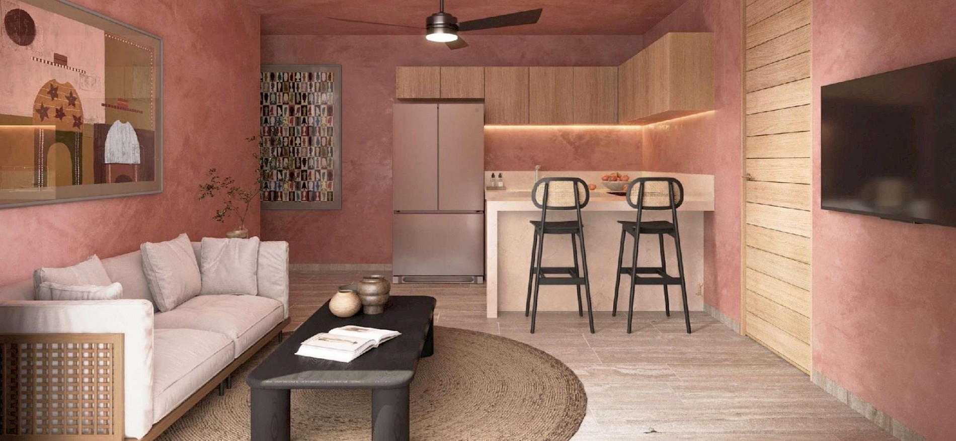 Departamento en San Cosme - Ginerés, mod 2