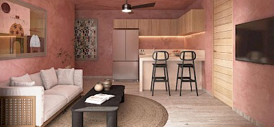 Departamento en San Cosme - Ginerés, mod 2