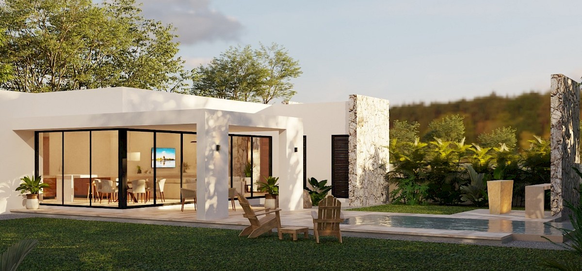 Residencia en Dzidzil-Há, mod. 1105