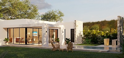 Residencia en Dzidzil-Há, mod. 1105