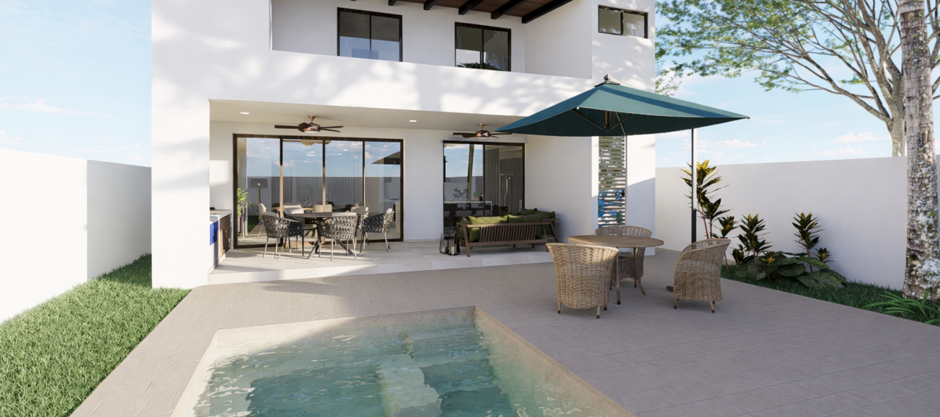 Residencia en Privada Provincia, mod. C