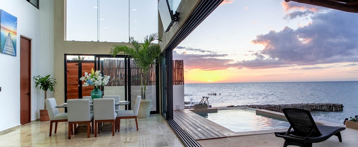 Residencia frente al mar en Chelem