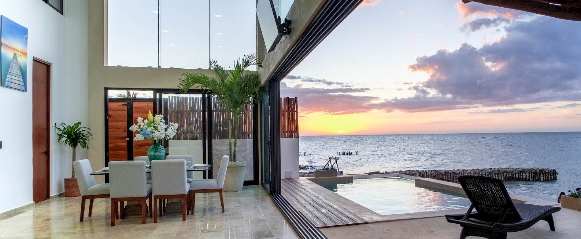 Residencia frente al mar en Chelem